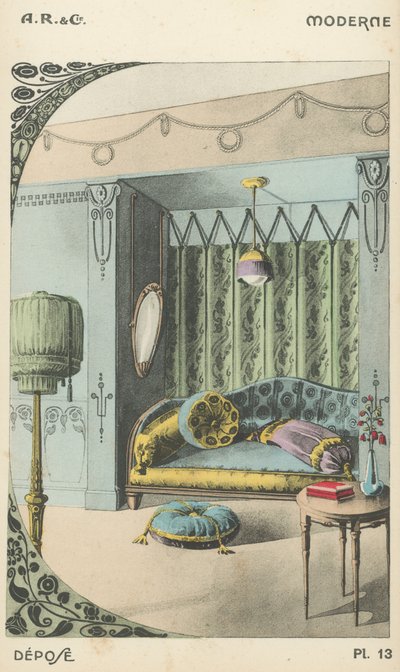 Illustrazione dal catalogo di prodotti di design d