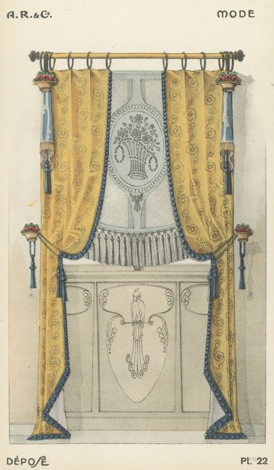 Illustrazione dal catalogo di prodotti di design d