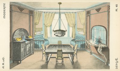 Illustrazione dal catalogo di prodotti di design d