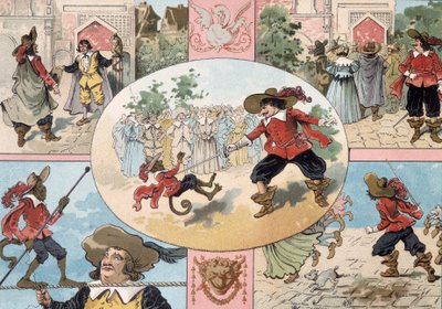 Illustrazione di Cyrano de Bergerac, illustrazione del romanzo di Cyrano de Bergerac: “L