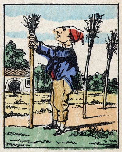 Illustrazione del racconto “Storia Veridica di Jeannot Serinet” Incisione su legno di Imagery Pellerin - Epinal, sd. Fine XIX secolo da French School