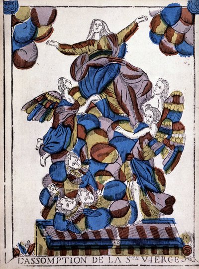 Immagine di Epinal: Assunzione della Vergine, c. 1820, "L