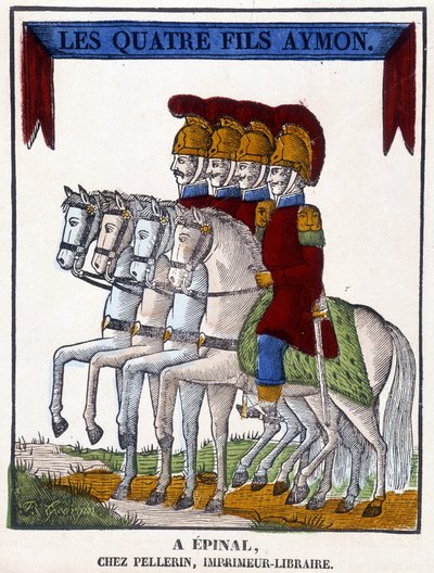 Immagine di Epinal del 1825 che rappresenta 