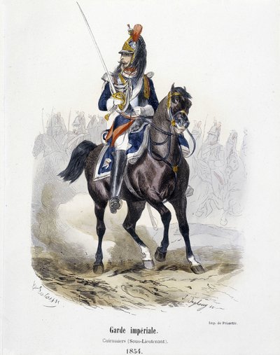 Guardia Imperiale: Corazzieri nel 1854 - in “Histoire de l