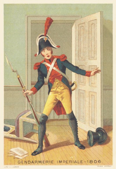 Gendarmeria imperiale nel 1806 da French School