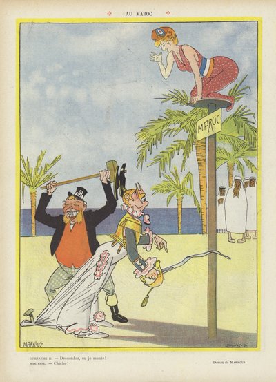 In Marocco. Illustrazione per Le Rire da French School