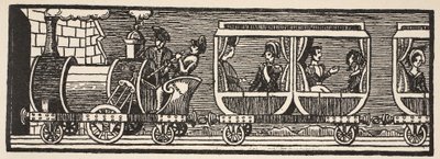Inaugurazione della ferrovia tra Parigi e Orleans, 3 maggio 1843, copia di Boris Mestchersky, illustrazione da Histoire de la Nation Francaise, Sciences, Volumi I & II, di Gabriel Hanotaux da French School