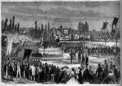 Inaugurazione della statua di Bernard Palissy (1510-1589), ceramista francese, a Joinville-le-Pont da French School