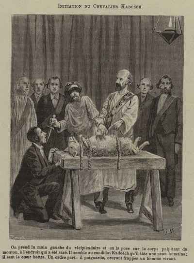 Iniziazione di un Cavaliere Kadosch da French School