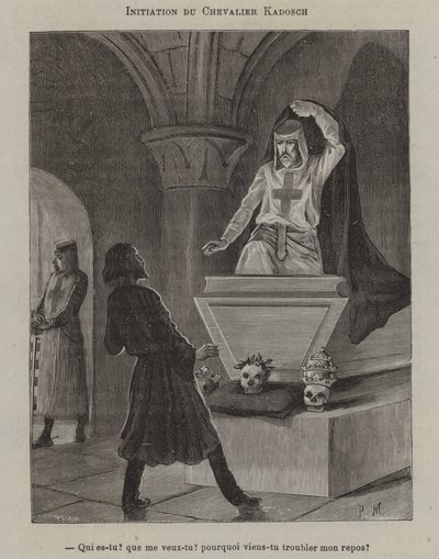 Iniziazione di un Cavaliere Kadosch da French School