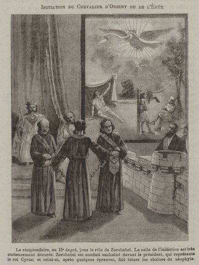 Iniziazione di un Cavaliere della Spada, o Cavaliere dell