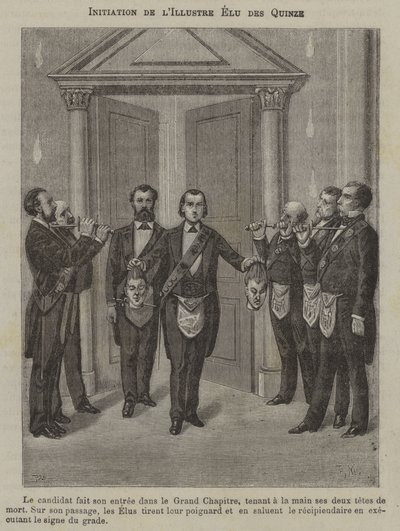 Iniziazione di un Eletto dei Quindici da French School