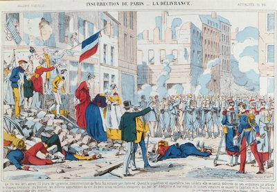 Insurrezione di Parigi, la liberazione, 1871 da French School