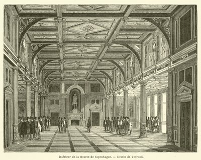 Interno della Borsa di Copenaghen da French School