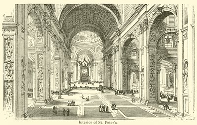 Interno di San Pietro da French School