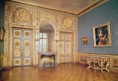Veduta interna del Petit Salon, c.1660 da French School