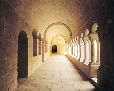 Vista interna del chiostro, fondato nel 1148 da French School