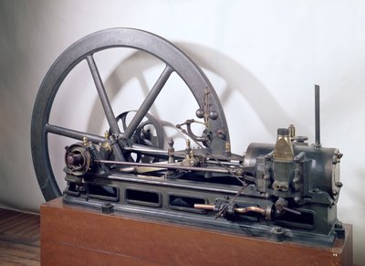 Motore a combustione interna progettato da Etienne Lenoir (1822-1900) 1860 da French School
