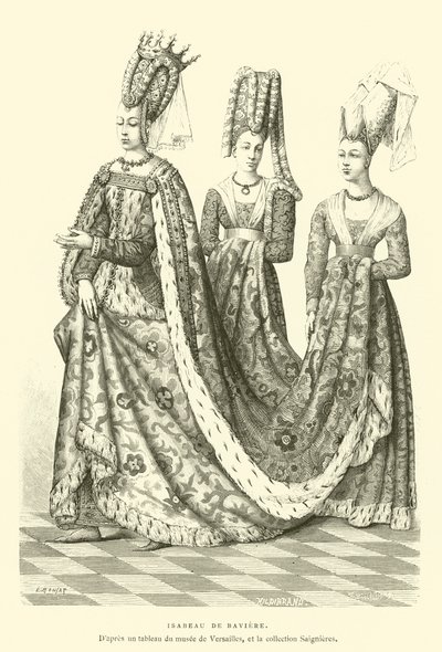 Isabeau di Baviera da French School