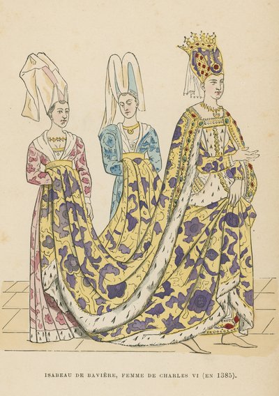 Isabella di Baviera da French School