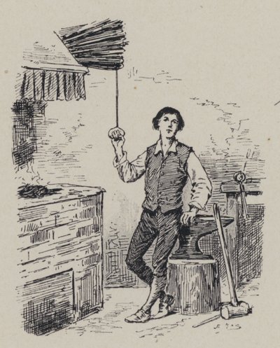 Il compositore italiano Gioachino Rossini da bambino da French School