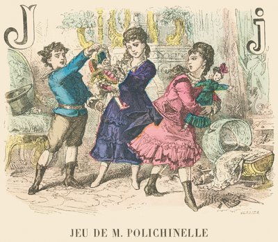 J: Gioco di M Polichinelle da French School
