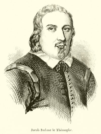 Jacob Boehme il teosofo (incisione) da French School