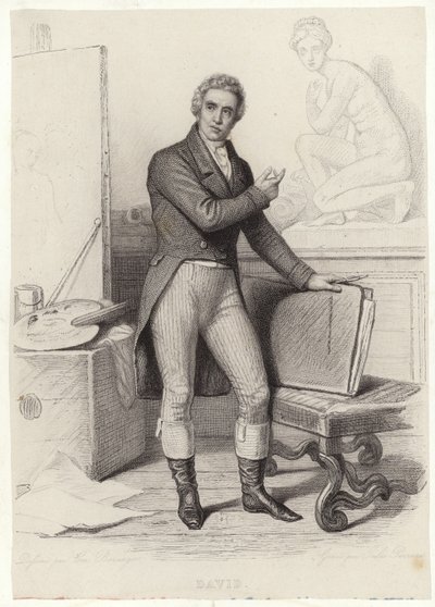 Jacques-Louis David, pittore francese da French School