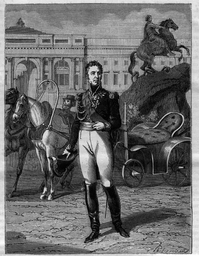 Ritratto di Jacques Alexandre Bernard Law, Marchese di Lauriston, maresciallo di Francia (1768-1828) - in “Histoire de l