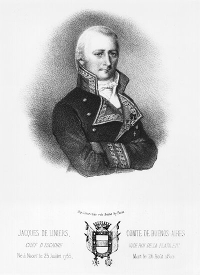 Jacques de Liniers (1753-1810) inizi del XIX secolo da French School