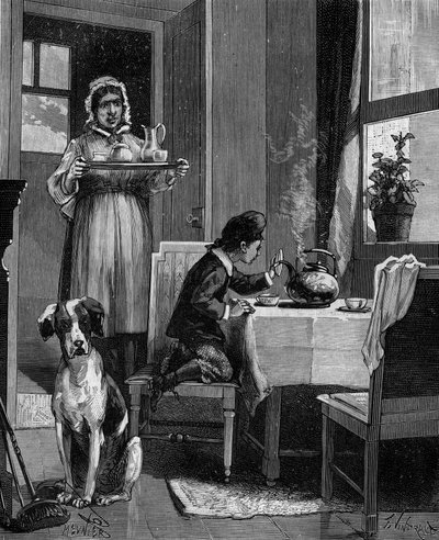 James Watt, bambino, scopre le leggi del vapore da French School
