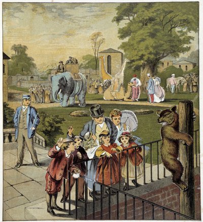 Giardino zoologico - in “Magasin des petits enfants: en vacances” da French School