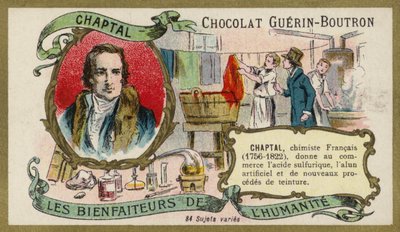 Jean-Antoine Chaptal, chimico francese da French School