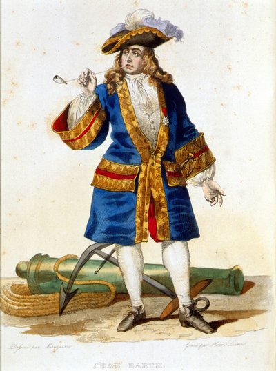 Jean Bart - in "Le Plutarque Français", ed. Mennechet da French School