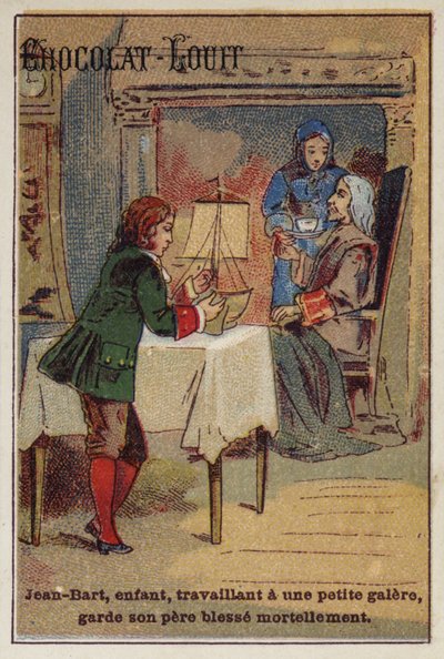 Jean Bart, comandante navale e corsaro francese del XVII secolo, da bambino da French School