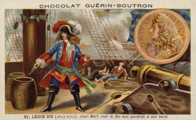 Jean Bart incendia la polvere da sparo a bordo della sua nave da French School