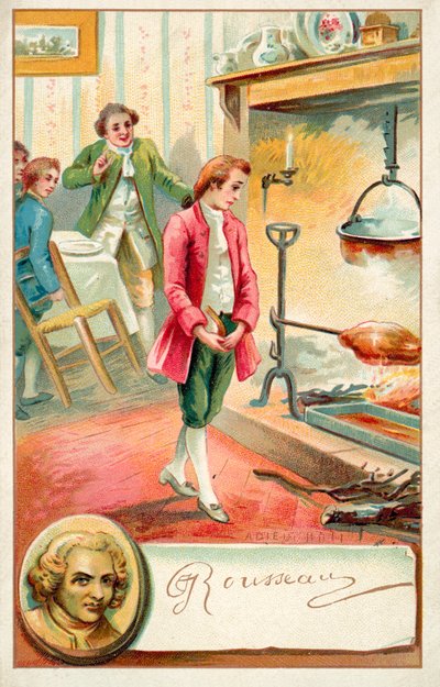 Jean Jacques Rousseau, filosofo svizzero da French School