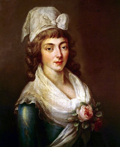 Jeanne Marie Manon Philippon al tempo della Rivoluzione Francese da French School