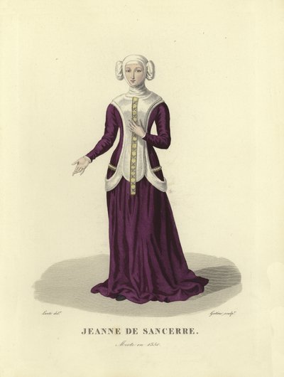Jeanne de Sancerre da French School