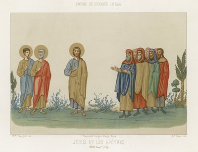 Gesù e gli apostoli da French School