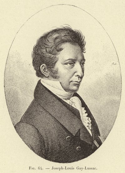 Joseph-Louis Gay-Lussac (incisione) da French School