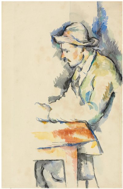 Giocatore di carte, c.1896 da French School