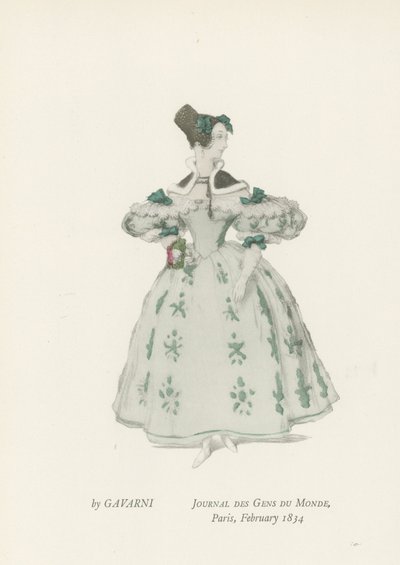 Journal des Gens du Monde, Parigi, febbraio 1834 da French School
