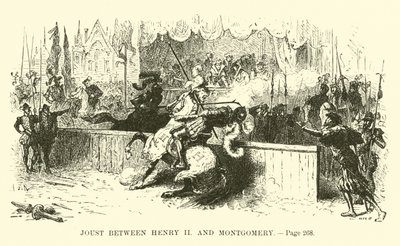 Giostra tra Enrico II e Montgomery da French School