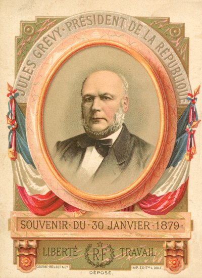 Jules Grevy, Presidente della Francia, 1879 da French School