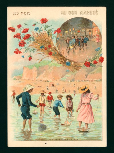 Luglio e Agosto (cromolitografia) da French School