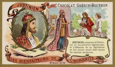 Giustiniano I, imperatore bizantino da French School