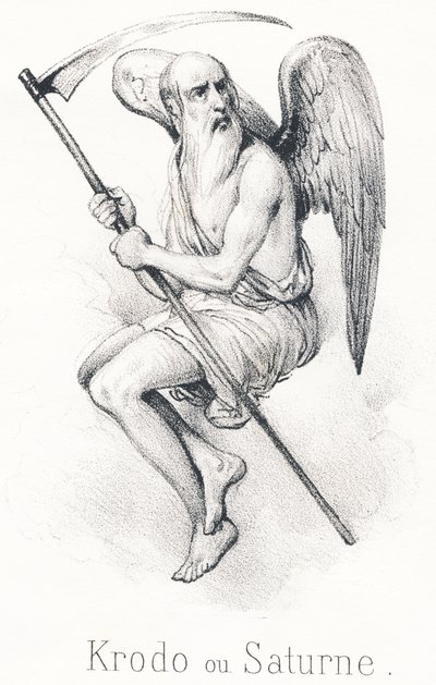 Krodo o Saturno: Figlio di Urano e Tita da French School