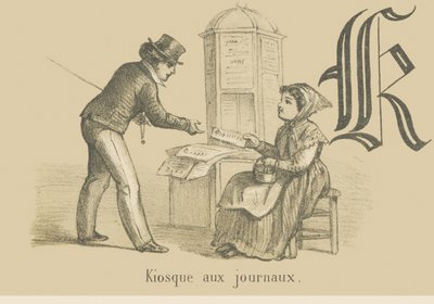 Chiosco di giornali da French School