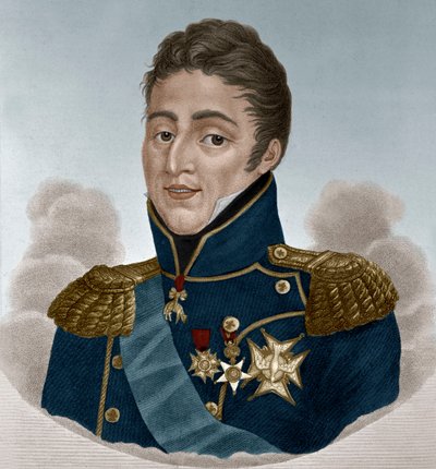 Re Carlo X di Francia da French School